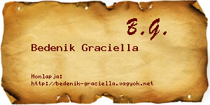 Bedenik Graciella névjegykártya